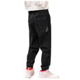 thumbnail image 4 of AherBiu Kid Boys Clothes Fleece Lined Jeans High Waisted Thermal Warm Denim Pants Trousers with Pockets, 4 of 4