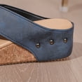thumbnail image 6 of Fukaraa Wide Feet Wedge Sandals Women Spring Summer Platform Casual Dressy Shoes, 6 of 9