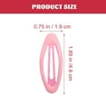 thumbnail image 3 of 40pcs Oil Drop Hair Clip Hair Accessories Hair Bow Clips No Metal Hair Clips Hair Styling Clips Colorful Hair Clips for Makeup, 3 of 5