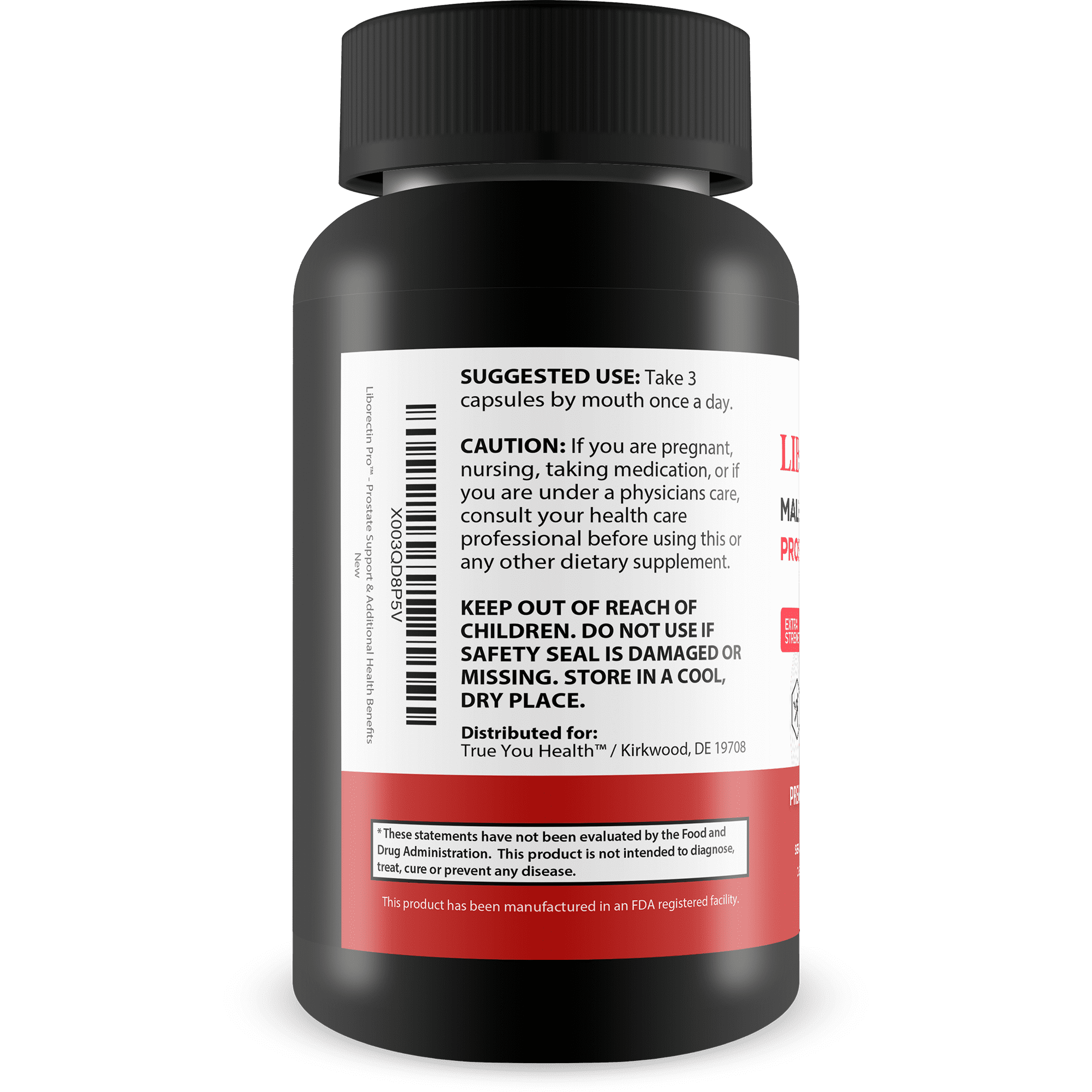 Liborectin Pro - Prostate Support - Promote Healthy Prostate Function with Vitamin D, Zinc, Green Tea - Powerful 20+ Ingredient Prostate Formula for Prostate Health & Additional Health Benefits