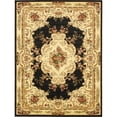 thumbnail image 1 of Unique Loom Versailles Medallion Motif Rug 9' x 12' Rectangle Black/Ivory, 1 of 2