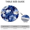 thumbnail image 6 of Pioneer Flower Floral Print Pattern Round Fitted Tablecloth with Elastic Edge,Dining Table Cover Waterproof,Outdoor Round Tablecloth for Camping,Dining,Indoor and Outdoor, 6 of 7