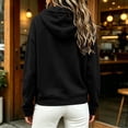 thumbnail image 6 of Aezemi V Neck Hoodie Sweatshirts Women Drawstring Pullover Fashion Workout Casual Winter Fall Outfits Womens Fashion Comfy Daily All Match Sweatshirts M, 6 of 7