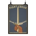 thumbnail image 2 of Print: Fight Cancer - Delay Is Dangerous Consult Your Doctor Or Health, 2 of 4