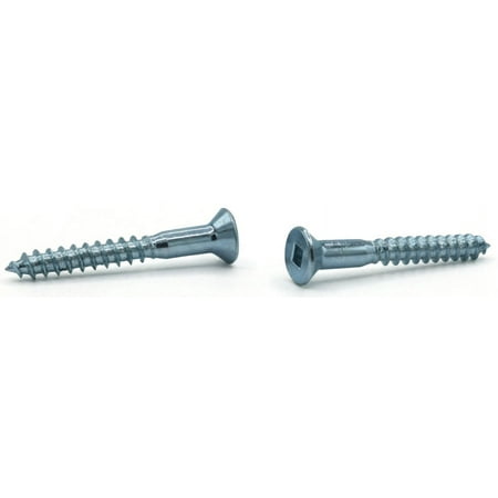 

#8 x 5/8 Wood Screws / Square / Flat Head / Steel / Zinc - 6000 Piece Carton