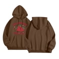 thumbnail image 2 of Shadoumai Strawberry Festivals Sweatshirt For Women Sweet Like Letter Print Hoodie Cute Strawberry Sweatshirts Long Sleeve Top, 2 of 5