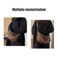 thumbnail image 4 of Vegan Leather Tote Bag, Stylish Foldable Shoulder Purse for Work or Travel, 4 of 6