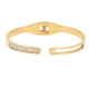 thumbnail image 4 of Pulsera abierta con diamantes de imitación, pulsera abierta elegante con diamantes de imitación, pulsera abierta para mujer, características líderes en su clase, 4 of 9