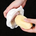 thumbnail image 1 of WHAMVOX 2Pcs Finger Guard Kitchen Tool Food Slicer Finger Guard Plastic Cut Vegetables Dining Room, 1 of 8