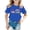 Blue, variant on FUZHIQ Hello Second Grade Tshirt Kids Back to School Shirt for Girls Boys First Day of School Rainbow Graphic Tee Outfit Gifts, 0-1 Years