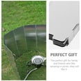 thumbnail image 4 of FUEENIRVA Outdoor Stove Windscreen Aluminum Alloy Folding Wind Screen for Camping and Bbq Use, 4 of 6