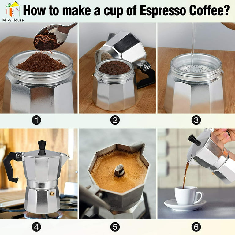 How to prepare an espresso at home with a moka pot