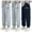 NY3, variant on Akiihool Boys Uniform Pants Boys Outdoor Casual Jegging Flat Front Style (Black,5-6 Years)