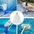 thumbnail image 2 of Qzbhct 5 Pcs Pool Vacuum Replacement Mesh Bag, 8 x 12 inch Pool Leaf Vacuum Net Bag Fine Mesh with Locking Cord, for Pools Aquariums Ponds, 2 of 5