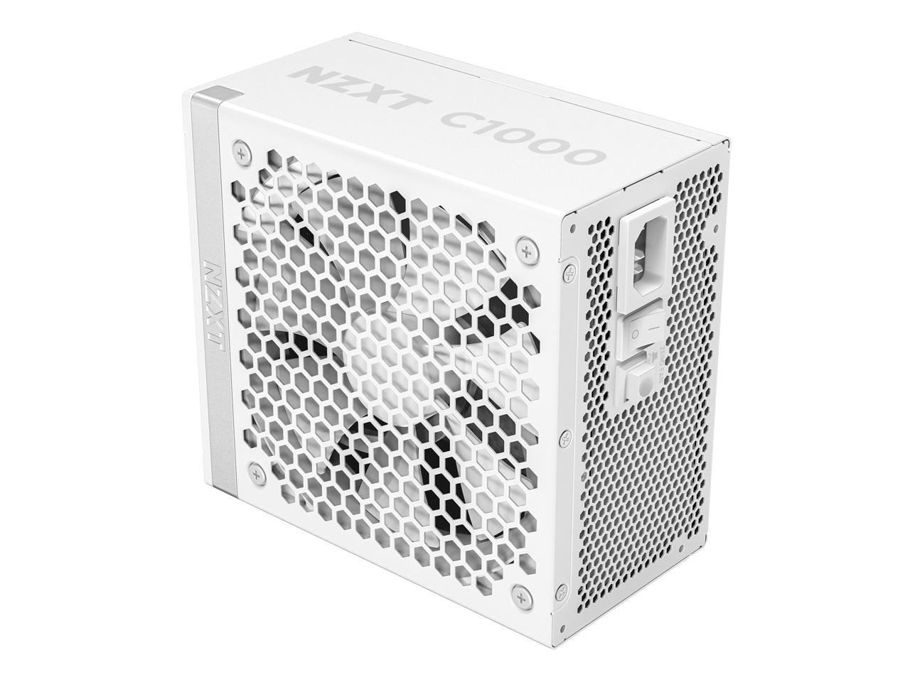 NZXT ATX 3.1 1000 Watt 80 Plus Gold Fully Modular Low-Noise Power Supply -White - PA-0G2BW-US