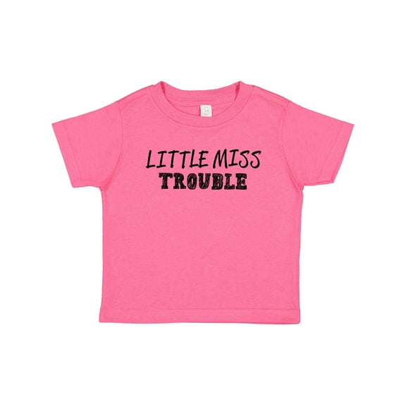 Inktastic Little Miss Trouble Girls Baby T-Shirt