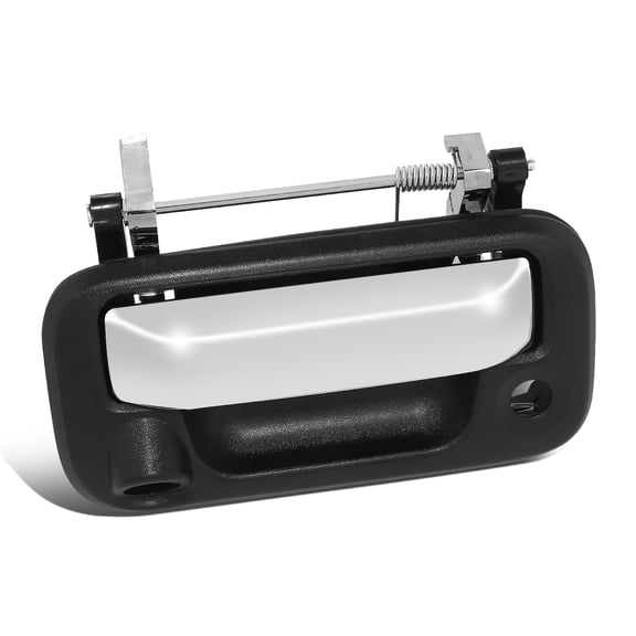 DNA Motoring OEM-THO-00116 For 2006-2014 Ford F-150 Rear Black Chrome Primered Tailgate Handle with Camera Hole