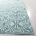 thumbnail image 3 of SAFAVIEH Montauk Garland Geometric Area Rug, Aqua/Ivory, 8' x 10', 3 of 6