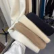 thumbnail image 4 of Pantalones acampanados de punto de visón grueso para mujer, holgados, drapeados, de pierna recta, para otoño e invierno, para adelgazar, 4 of 4