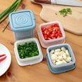 thumbnail image 5 of Double-layer Refrigerator Storage Box Ginger Scallion Onion Containers Sealed Fruits Vegetables Drain Crisper Kitchen Supplies, 5 of 9
