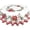 Christmas Flower, variant on Spring Easter Round Tablecloth 70 Inch, Bunny Colorful Flower Butterfly Decorative Tablecloths Stain Resistance Polyester Rabbit Floral Table Cloth for Holiday Parties Kitchen Dining
