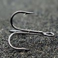 thumbnail image 3 of Flmtop 50Pcs Sharpened Fishing Treble Hooks Carbon Steel Fishing Tackles with Plastic Box, 3 of 7