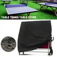 thumbnail image 2 of Housse de Protection Imperméable Oxford pour Table de Ping-Pong Extérieure - Résistant aux Intempéries - Noir et Blanc (165 x 70 x 185 cm), 2 of 5