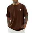 thumbnail image 4 of T-shirts à Manches Longues pour Hommes, Shorts pour Hommes, Imprimé Col Rond Mode Décontractée Manches Courtes Blouses Chemises, Chemises pour Hommes, Chemises à Manches Longues pour Hommes, 4 of 7