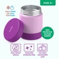 thumbnail image 6 of Bentgo Kids Stainless Steel Insulated Food Jar - Purple, 6 of 8