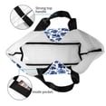 thumbnail image 3 of Yiaed Blue Ink Flowers Print Handbag for Women Tote Purse Shoulder Bag Large Fashion Hobo Purse Handbag Shopping Tote, 3 of 5