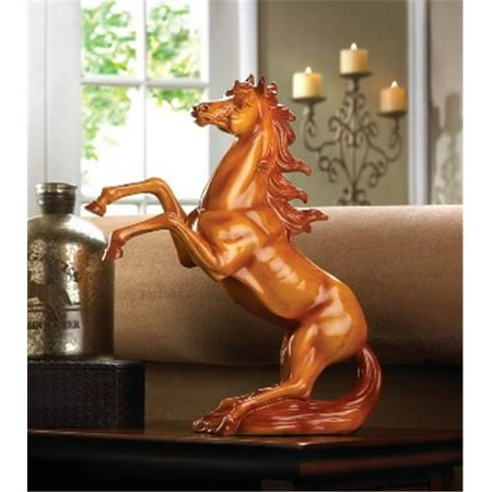 Wood-Look 17-inch Horse Statue