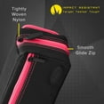 thumbnail image 4 of Casemaster Plazma Pro Dart Case Black with Pink Zipper and Phone Pocket, 4 of 10