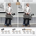 thumbnail image 2 of Bolsa de lona Gonex, 60 L, ampliable, para viajes, color gris oscuro, 2 of 6