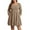 Khaki, variant on Cuteduck Women's Plus Size Fall Sweater Dress Long Sleeve Babydoll Dresses with Pocket, 1X-5X