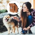 thumbnail image 3 of Milisten Pet Outpack Bear Animal Backpack Stuffed Animal Small Plush Backpack - Size L (Brown), 3 of 5