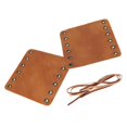 thumbnail image 4 of 2x Empuñadura De Motocicleta Empuñaduras De Motocicleta Accesorios De Motocicleta Cuero PU Marrón, 4 of 8