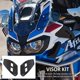 thumbnail image 2 of New Motorcycle CRF 1000 L Upper Wind Deflectors Visor Kit For Honda CRF1000L Africa Twin Adventure Sports, 2 of 5