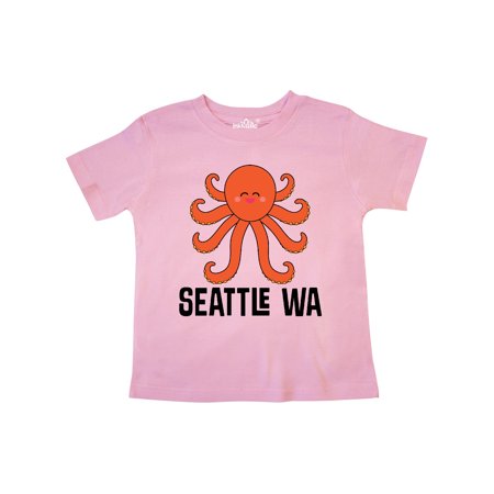 

Inktastic Seattle Octopus Washington Vacation Gift Toddler Boy or Toddler Girl T-Shirt