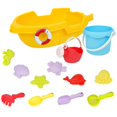 thumbnail image 1 of Children's Beach Trailer Water Truck Set Sand Digging and Shoveling Tools, 1 of 1