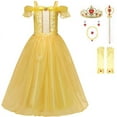 thumbnail image 5 of Christmas Party Fancy Costume Deluxe Princess Dress Up for Girls, 5 of 6