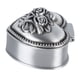 thumbnail image 2 of Caja de joyería de Metal, estilo europeo innovador, Vintage, exquisita rosa, relieve 3D, Mini caja de almacenamiento de baratijas, corazón, 2 of 5