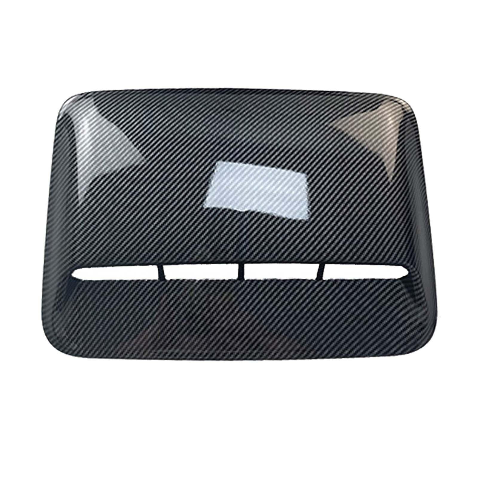 Nishiyuenyi Hood Body Air Decorative Intake Replaces Car Hood Vent for Car Modification Carbon Fiber Pattern