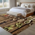 thumbnail image 4 of Large Area Rugs for Living Room Bedroom, Modern Cooking 8'x10' Rug Washable Carpet Runner Indoor Outdoor, Farmhouse Country Wooden Grain Non Slip Floor Mats Rug for Kitchen, Patio, 4 of 8