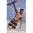 thumbnail image 4 of JASGARDE Men's Swim Trunks Hawaii Series Pattern Fashionable Sports Beach Shorts with Pockets Size S-3XL, 4 of 5