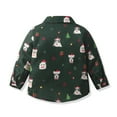 thumbnail image 6 of Boys Green Christmas 3-Piece Outfit - Kids Young Boy Festive Set with Bow Tie (3M-9Y),Size 8 T, 6 of 7