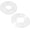 White, variant on 2-Pack Wall Split Flange, for 3 Inch/76mm OD Pipe ABS Escutcheon Plate Round Self-Adhesive Plumbing Cover Plates Water Pipe/Faucet [Silver Tone]