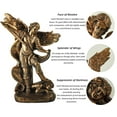 thumbnail image 2 of 7.48 Inch San Miguel Archangel Statue - St Michael The Archangel Defeating The Devil in Premium Bronze Statue, The Great Protector Statue, Suitable for Collection or Decor, 2 of 10
