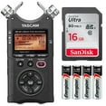 thumbnail image 1 of Tascam DR-40 4-Track Handheld Digital Audio Recorder BUNDLE 16gb Sd Card and Batteries, 1 of 4