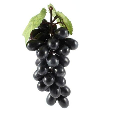 Grape Decor - Restaurant Simulation Fruits Craft Grape Decor Dark Purple w Leaves