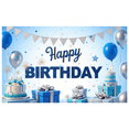 thumbnail image 2 of Yatrandify Colorful Design Happy Birthday Banner Decorative Elements Celebration Decor Star Theme for Birthday Party Indoor Decoration Photo Shoot, 2 of 7